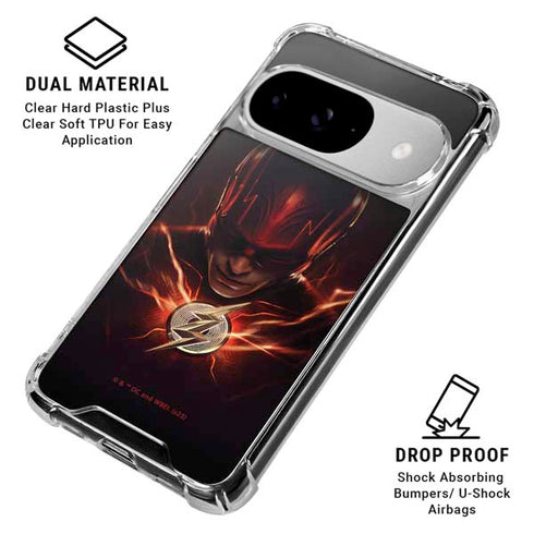 DC Comics The Flash Movie: The Flash Poster Google Pixel 10 Clear Case